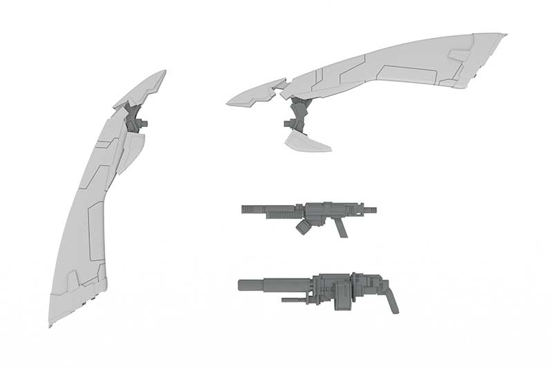 PLUM プラモデル 1/48 POWERDoLLS2 拡張セットA 5inM 装甲歩兵用 エンジェルウイング＆M51グレネード＆DSG12SMG