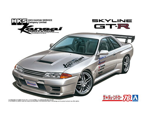 樂天商城 - アオシマ プラモデル 1/24 ザ・チューンドカー No.76 HKS関西 BNR32 スカイラインGT-R '90 ニッサン