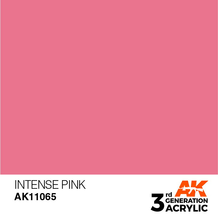 ホビー&雑貨のお店 スターゲートのAKインタラクティブ アクリル塗料 AKアクリル3G インテンスピンク AK11065｜アングル2
