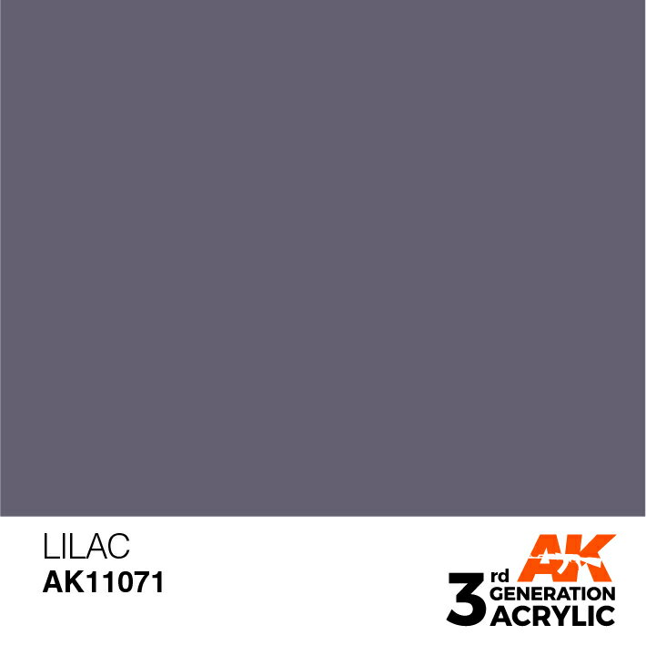 AKインタラクティブ アクリル塗料 AKアクリル3G ライラック AK11071