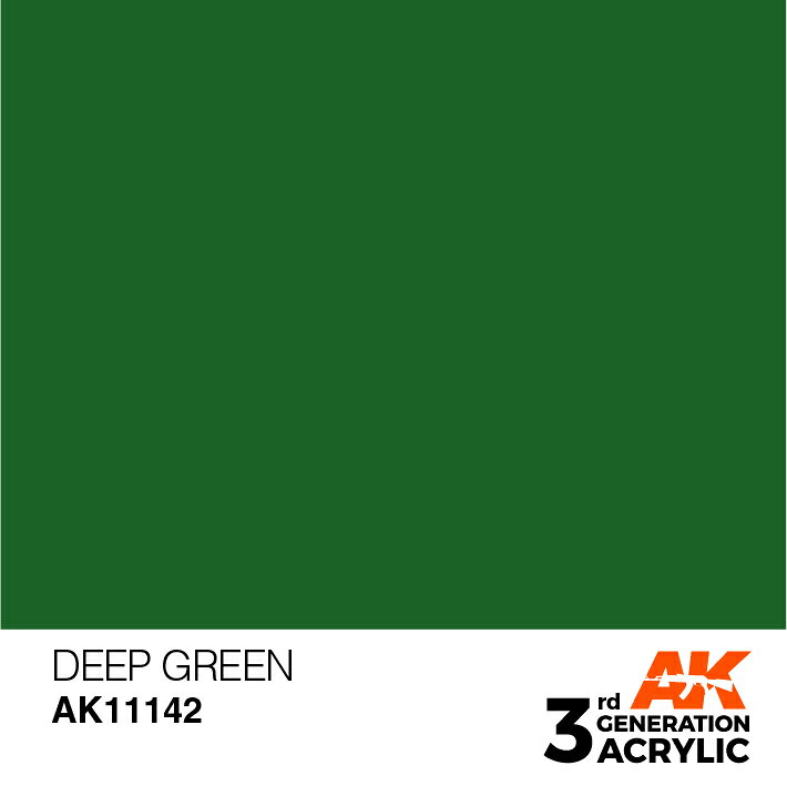 ホビー&雑貨のお店 スターゲートのAKインタラクティブ アクリル塗料 AKアクリル3G ディープグリーン AK11142｜アングル2