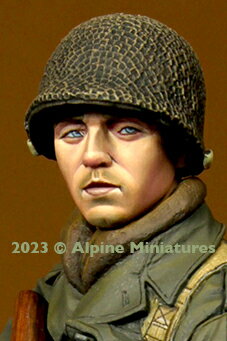 アルパインミニチュア 1/16 WWII アメリカ陸軍歩兵 ヘッドセット No.2 レジン製フィギュアアクセサリー H6010