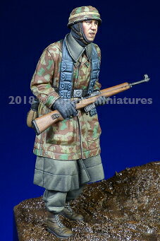 アルパインミニチュア 1/35 WWII ドイツ軍降下猟兵 アルデンヌ戦 No.1 レジン製フ...