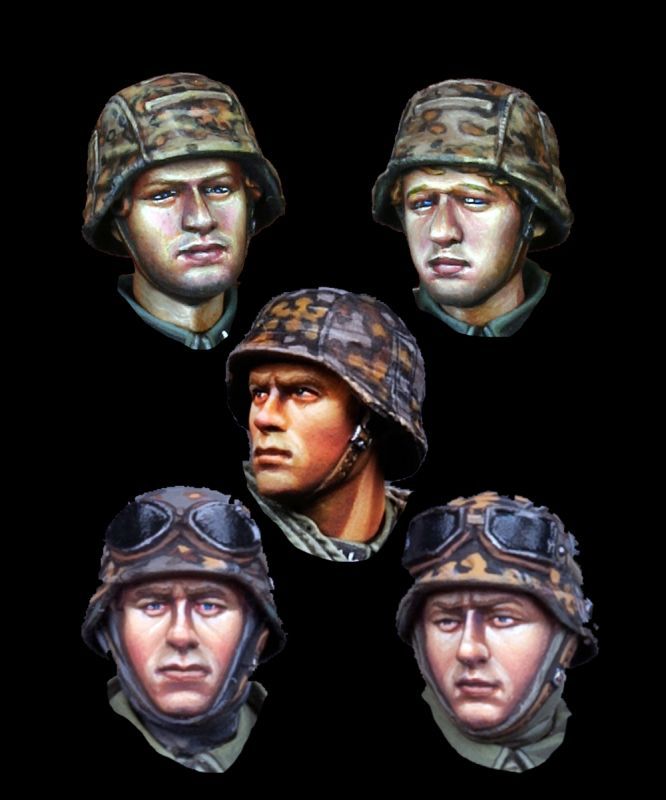 アルパインミニチュア 1/35 WWII 独 武装親衛隊 ヘッドセット レジン製フィギュアアクセサリー H024