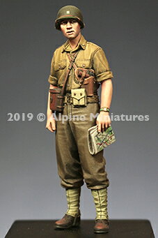 アルパインミニチュア 1/35 WWII アメリカ陸軍 暑さで腕捲りした夏場の米戦車兵セ...