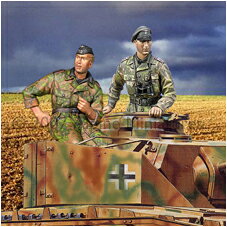 アルパインミニチュア 1/35 武装SS戦車兵セット 2体セット レジン製フィギュア AM35032