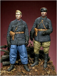 步兵 - アルパインミニチュア 1/35 ロシア戦車兵セット WW3 2体セット レジン製フィギュア AM35041