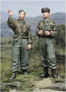 アルパインミニチュア 1/35 SS戦車兵偵察セット 2体セット レジン製フィギュア AM35044