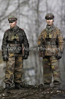 アルパインミニチュア 1/35 LAH将校セット アルデンヌ 2体セット レジン製フィギュア AM35077