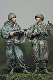 アルパインミニチュア 1/35 WWII ロシアスカウト兵セット 2体セット レジン製フィギュア AM35129