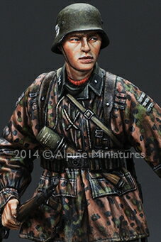 Infantry - アルパインミニチュア 1/35 武装親衛隊歩兵 M42迷彩スモック No.1 レジン製フィギュア AM35166
