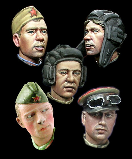 アルパインミニチュア 1/35 WW2 ソ連ヘッドセット No.2 レジン製フィギュアアクセサリー H014