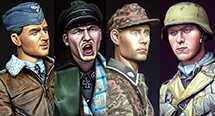 アルパインミニチュア 1/16 WWII ドイツ軍ヘッドセット No.6 レジン製フィギュアアクセサリー H6008
