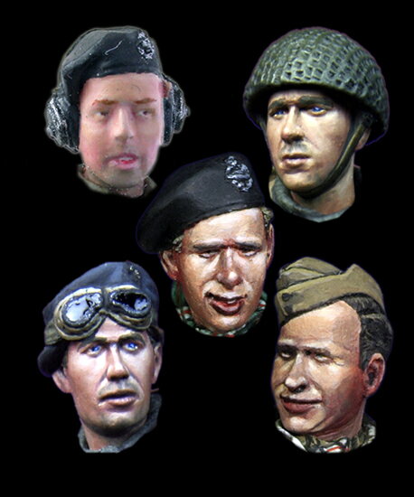 アルパインミニチュア 1/35 WWII 英軍ヘッドセット No.1 レジン製フィギュアアクセサリー H015