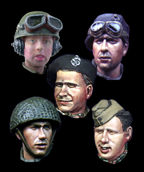 アルパインミニチュア 1/35 WWII 英軍ヘッドセット No.2 レジン製フィギュアアクセサリー H016