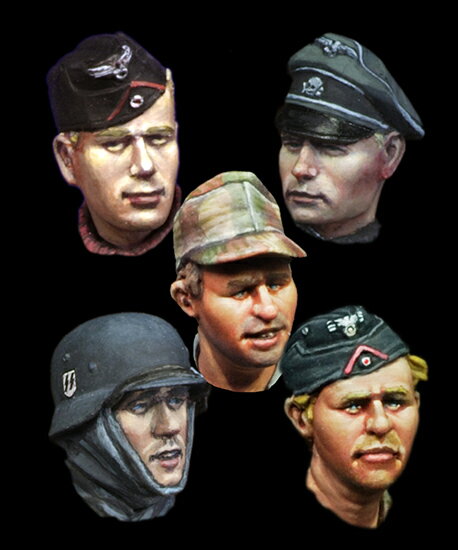 アルパインミニチュア 1/35 WWII 独軍ヘッドセット No.1 レジン製フィギュアアクセサリー H017
