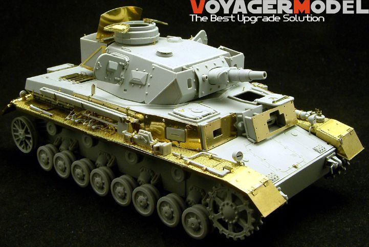 ボイジャーモデル 1/35 WWII ドイツ軍 IV号戦車E型 フォアパンツァー エッチングセット ドラゴン6301用 PE35096