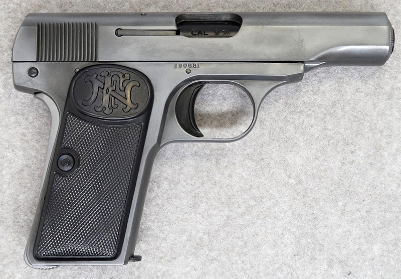 ホビー&雑貨のお店 スターゲートのマルシン モデルガン 完成品 5mmPFC 発火タイプ M1910 シークレットエージェント エクセレントヘビーウエイト ブラックサプレッサー｜アングル2