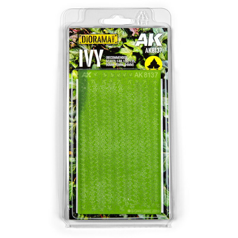 AKインタラクティブ アイビー 1/32 1/35 レーザーカット植物 ジオラマ素材 AK8137