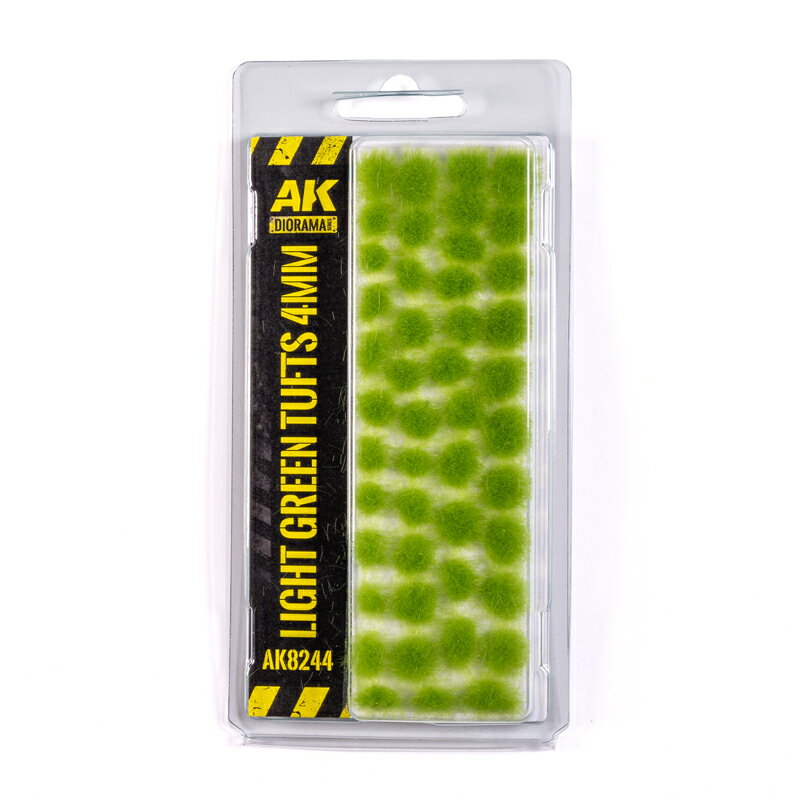 透视镜, 配件 - AKインタラクティブ ライトグリーンタフト 4mm ジオラマ素材 情景模型用 AK8244