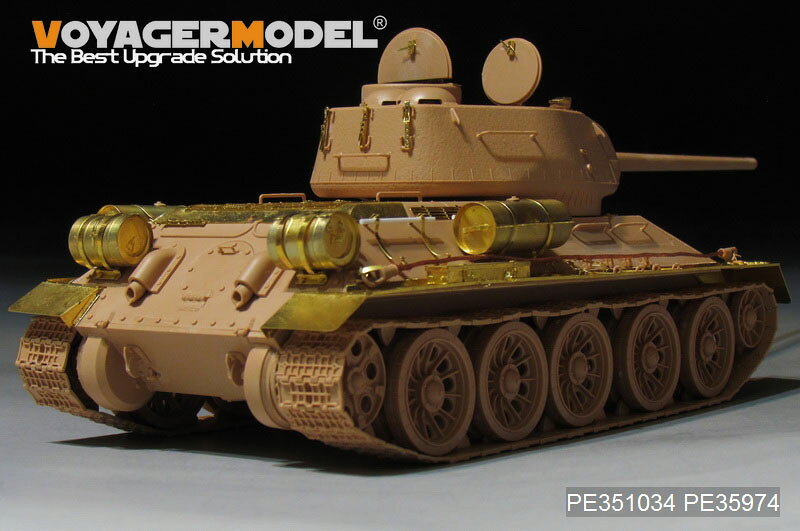 ホビー&雑貨のお店 スターゲートのボイジャーモデル 1/35 WWII ソ連 T-34/85 第174工場生産型 ベーシックセット RFM5040/5059対応 PE351034A｜アングル3