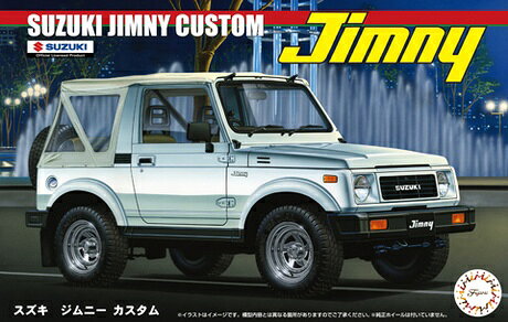 メーカー希望小売価格はメーカーサイトに基づいて掲載していますスズキ ジムニー 1300カスタム '86を1/24スケールで再現。ホイールやタイヤなど足回りのディテールも再現しています。 ※組み立てが必要なプラモデルキットです。 ■スケール：1/24■メーカー：フジミ模型(FUJIMI)検索ワード：FUJIMI、プラモデル、モデルカー