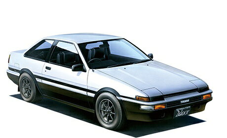 フジミ模型 1/24 インチアップ ハチロクトレノ 2ドア APEX後期型 '85