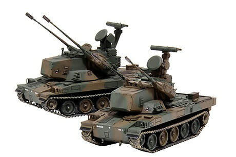 フジミ模型 プラモデル 1/72 ミリタリー 陸上自衛隊 87式自走高射機関砲 2両入り