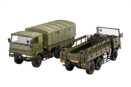フジミ模型 プラモデル 1/72 ミリタリー 陸上自衛隊 3 1/2tトラック 2両セット