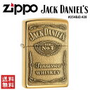 ZIPPO ジッポー ライター JACK DANIEL'S ジャックダニエル 254BJD.428 ブラス お酒 喫煙具 オイル 定番 人気 アメリカ USA 無地