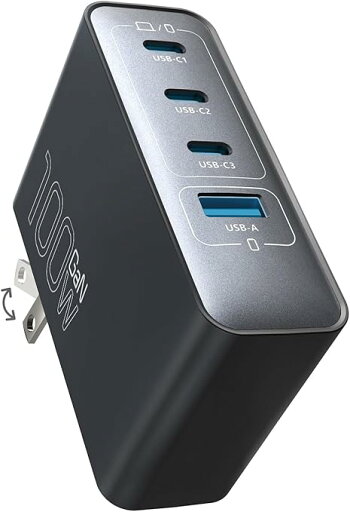 iphone16対応\100w急速充電器/充電器 typec 4ポートタイプc急速充電器「GaN」窒化ガリウム 純正 100W USB-C 電源アダプタ 急速充電器 高速充電 軽量 コンパクト iPhone充電器 電源アダプター PSE認証 PD急速充電器 AC充電器 全機種対応 各種の機器対応 PD充電器 iphone16対応\100w急速充電器/充電器 typec 4ポートタイプc急速充電器「GaN」窒化ガリウム 純正 100W USB-C 電源アダプタ 急速充電器 高速充電 軽量 コンパクト iPhone充電器 電源アダプター PSE認証 PD急速充電器 AC充電器 全機種対応 各種の機器対応 PD充電器