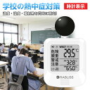 ★学校向け★高精度 電子 暑さ指数 黒球付き 日本産業規格 WBGT 測定器 校庭 体育館 熱中症計 グラウンド プールサイド 教室 校外学習 暑さ指数 暑熱環境 熱中症警戒アラーム 保育園 熱中症 予防 日本語 説明書 温度 湿度 輻射熱 時計付き 黒球式 熱中症 指数計 1年保証