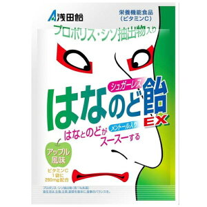 はなのど飴EX シュガーレス 70g×10袋 ＊浅田飴 のどあめ のどの痛み