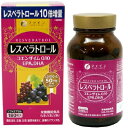 ◆商品説明 ・ビタミンB1、ビタミンB2、ビタミンB6の栄養機能食品です。 ・レスベラトロール50mg(6粒当たり)含有。 ・ブドウ果皮由来のレスベラトールにイワシ、マグロ、カツオから得られた精製魚油(EPA、DHAを含む)やコエンザイムQ10、ビタミンB1、ビタミンB2、ビタミンB6を配合しいます。 ・栄養機能食品。 ◆栄養機能 ・ビタミンB1は、炭水化物からのエネルギー産生と皮膚や粘膜の健康維持を助ける栄養素です。1日当たりの栄養素等表示基準値に占める割合：100% ・ビタミンB2は、皮膚や粘膜の健康維持を助ける栄養素です。1日当たりの栄養素等表示基準値に占める割合：100% ・ビタミンB6は、たんぱく質からのエネルギー産生と皮膚や粘膜の健康維持を助ける栄養素です。1日当たりの栄養素等表示基準値に占める割合：100% ◆お召し上がり方 栄養機能食品として1日6粒を目安に水または、ぬるま湯でお召し上がりください。 ◆使用上の注意 ・本品は、多量摂取により疾病が治癒したり、より健康が増進するものではありません。1日の摂取目安量を守ってください。 ・本品は、特定保健用食品と異なり、消費者庁長官による個別審査を受けたものではありません。 ・食生活は、主食、主菜、副菜を基本に、食事のバランスを。 ・体質に合わないと思われる場合はお召し上がりの量を減らすか、またはお止めください。 ・妊娠・授乳中の方、治療中の方は、医師にご相談の上、お召し上がりください。 ・乳幼児の手の届かないところに保存してください。 ・本品は涼しいところに保存し、開封後はなるべくお早めにお召し上がりください。 ・高温下に放置すると、カプセルの付着や変形を生じることがありますので、涼しいところに保存してください。 ◆保存方法 高温多湿や直射日光を避け、涼しいところに保存してください。 ◆原材料名 EPA含有精製魚油、サフラワー油、ゼラチンブドウ果皮エキス(レスベラトロール含有)、コエンザイムQ10、グリセリン、カラメル色素、ミツロウ、グリセリン、脂肪酸エステル、酸化防止剤(ビタミンE)、ビタミンB2、ビタミンB1、ビタミンB6、(原材料の一部に大豆を含む) ◆栄養成分表示：(被包材込み)6粒(内容液1800mg)中 エネルギー：18.9kcal、たんぱく質：0.7g、脂質：1.7g、炭水化物：0.2g、ナトリウム：0.7mg、ビタミンB1：1.0mg、ビタミンB2：1.1mg、ビタミンB6：1.0mg、レスベラトール：50mg、EPA：250mg、DHA：107mg、コエンザイムQ10：30mg ※ソフトカプセル1粒当たりの内溶液は300mgで、被包材は150mgです。