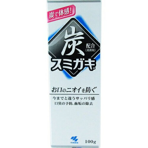 乐天商城 - 薬用炭スミガキ 100g ＊医薬部外品 小林製薬 オーラルケア デンタルケア 虫歯予防 歯みがき 歯磨き 歯磨き粉