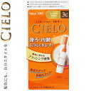 シエロ ヘアカラーEXミルキー 3C キャラメルブラウン 50g+75mL *医薬部外品 ホーユー/使い切り/髪全体に伸ばし易いお洒落な白髪染め/しっかり染まって自然にツヤめく滑らかな髪に/天然ツヤ成分が表面をコート/毛髪保護/コラーゲン/アミノ酸が浸透/ムラなく綺麗に