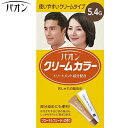 パオン クリームカラー 5.4G くすんだ濃いめの栗色 40g+40g *医薬部外品 シュワルツコフ ヘンケル//トリートメント/艶やか・滑らかに仕上げる/必要な量だけ無駄なく使えるチューブ式/垂れたり飛びちらないクリーム/生え際・分け目も染まる/PAONヘアカラー 白髪染め 白髪隠し