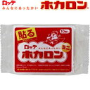 ◆商品説明 使い捨てカイロ(貼るタイプ)です。最高温度64度、平均温度53度、持続時間約12時間(40度以上を保持し、持続する時間)。 ◆使用方法 1.外袋から内袋を取り出し、もまずに衣類の上から粘着剤を肌側に向け、貼ってご使用ください。 2.発熱が終了したらすぐにはがしてください。放置するとはがしにくくなります。 ◆使用上の注意 ●低温やけどにご注意ください。 1.低温やけどは、体温より高い温度の発熱体を長時間あてていると紅斑、水疱瘡の症状をおこすやけどのことです。なお、自覚症状をともなわないで低温やけどになる場合もありますのでご注意ください。 2.就寝時に使用しますと、表示の最高温度をこえる場合があります。また、お子さまや身体のご不自由な方、皮ふの弱い方等が使用される場合は、特にご注意ください。 3.肌に直接ふれないようにご使用ください。 4.熱いと感じたときは使用を中止してください。 5.ペットへのご使用は十分ご注意ください。 6.1時間に1回程度肌の状態を確認してください。 7.糖尿病等、温感および血行に障害をお持ちの方は、やけどの恐れがありますので、医師または薬剤師にご相談ください。 8.ベルトやサポーターなどで押しつけて使わないでください。 9.同時に複数袋のご使用は、低温やけどしやすいのでご注意ください。 10.こたつ、寝具の中や暖房器具の近くなどでは使用しないでください。内袋が急激に発熱し膨張して破袋したり、持続時間が短くなります。 ●その他の注意 11.使用後は市区町村の区分に従ってお捨てください。 12.人体以外へのご使用はお控えください。 13.食べられません。万一飲み込んだ場合は、内容物を吐き出し医師の診断を受けてください。 14.万一、目に入った場合はこすらずにすぐに清水で15分以上洗い流し、医師の診断を受けてください。 15.外袋や内袋で目等を突かないようご注意ください。 ◆使用上の注意 ・直接肌にふれないようにご使用ください。 ・表示の最高温度・平均温度・持続時間は都条例に基づく測定値ですので、人体にてご使用の場合は若干の差異があります。 ◆保存方法 ・直射日光をさけ、涼しいところに保存してください。 ・幼児の手の届くところに置かないでください。 ◆成分 鉄粉、水、活性炭、塩類、木粉、吸水性樹脂、バーミキュライト ◆品質表示 原材料名：鉄粉、水、活性炭、塩類、バーミキュライト、吸水性樹脂、木粉