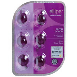 エリップス ヘアビタミン ニュートリカラー シートタイプ 6粒 ＊エリップス/ヘアケア/髪の毛に馴染ませ..