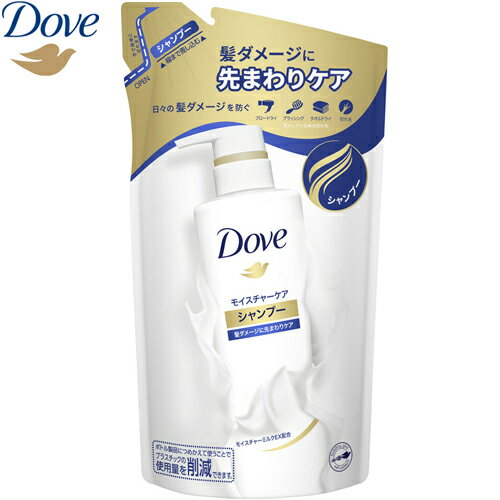 乐天商城 - ダブ モイスチャーケア シャンプー つめかえ/詰め替え 350g ＊ユニリーバ Dove