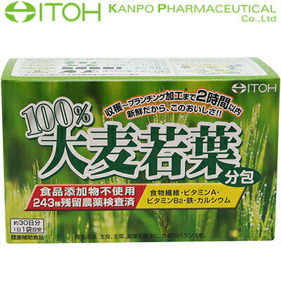 100%大麦若葉 分包 3g×30袋 ＊井藤漢方製薬 サプリメント 緑黄色野菜 青汁 大麦若葉 1