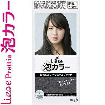 リーゼ 泡カラー 髪色もどし ブラック 108mL ＊医薬部外品 花王 Liese ヘアカラー おしゃれ染め カラーリング