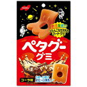 ペタグーグミ コーラ 50g×72個セット *ノーベル製菓/薄い形/かた~い食感/クセになる噛みごこちがたまらない/ジューシー/新種発見/ぺたんこなカタチのハードグミ/フルーティーで爽やか/お菓子 ガム グミ ソフトキャンディ