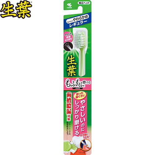 生葉 もふもふ磨けるブラシ レギュラー やわらかめ 1本 *小林製薬 生葉 オーラルケア デンタルケア 歯ブラシ ハブラシ 歯磨き 歯みがき 生葉 もふもふ磨けるブラシ レギュラー やわらかめ 1本 *小林製薬 生葉 オーラルケア デンタルケア 歯ブラシ ハブラシ 歯磨き 歯みがき