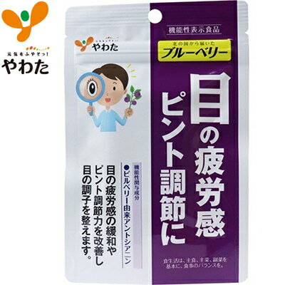 北の国から届いた ブルーベリー 30粒 ＊機能性表示食品 やわた サプリメント ブルーベリー ルテイン 眼精疲労 視力