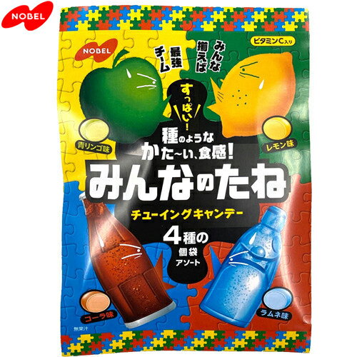 みんなのたね 88g ＊ノーベル製菓 お菓子 ガム グミ ソフトキャンディ