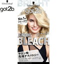 got2b ボンディング・ブリーチ 1セット *医薬部外品 シュワルツコフ ヘンケル/サロンで話題/ダメージレス追求/切れにくいブリーチ髪へ導く/ハイトーンカラー/派手髪/インナーカラー/初心者もデザインカラー楽しめ/2-3週間色持