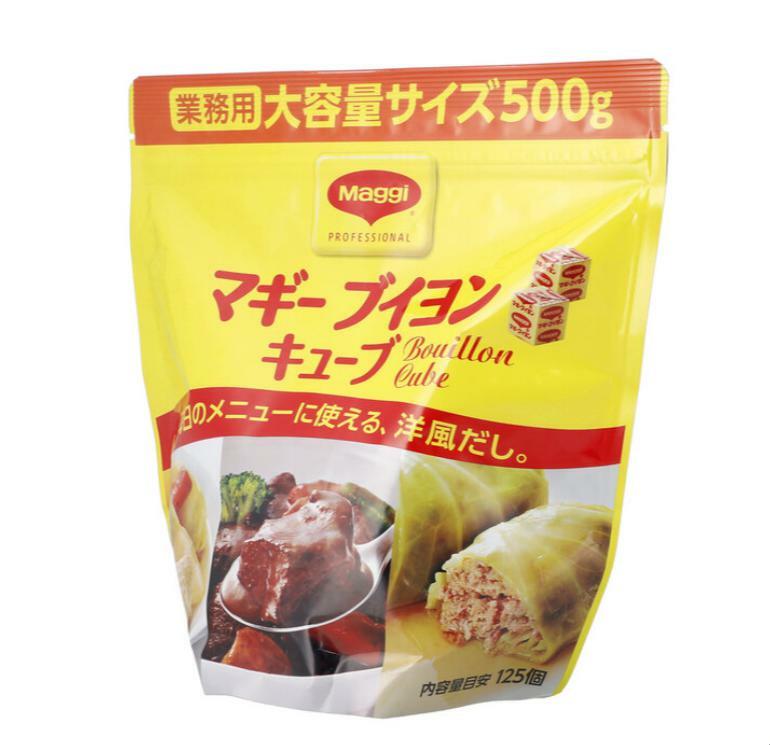 マギー ブイヨン キューブ500g コストコ 牛骨 だし 粉末 スティック 大容量 まとめ買い ストック 買い置き うまみ お吸い物 煮込み チゲ鍋 キムチチゲ 鍋