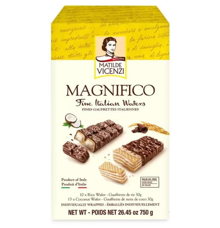 ヴィセンチ マニフィコ ライス＆ココナッツ ウエハース 750g コストコ商品 限定 チョコ チョコレート 詰め合わせ アソート おやつ 甘党