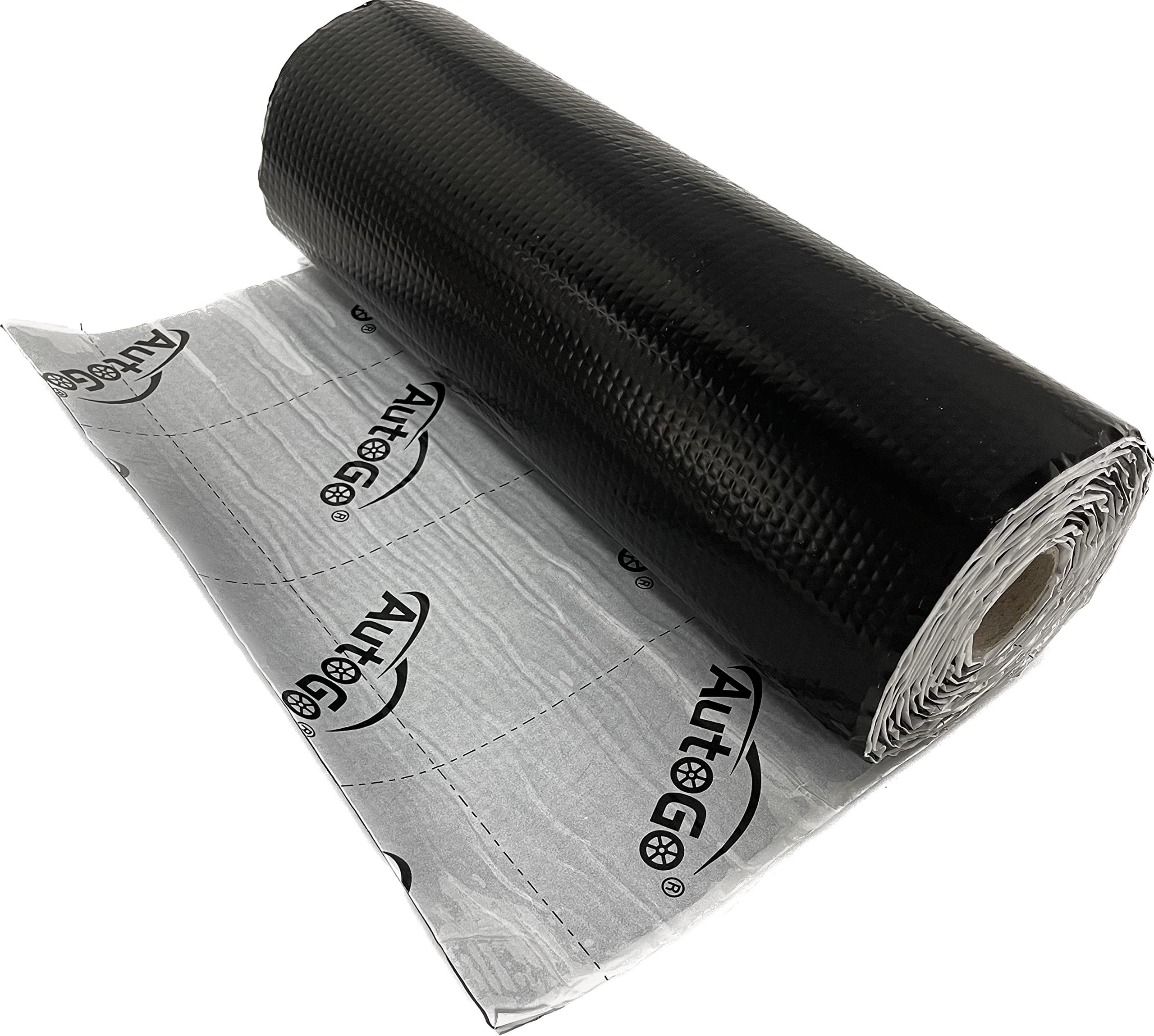 【BF最終6時間セール 10%OFF】制振シート 車 デットニング材 【制振吸音断熱】 厚み2.3mm×幅46CM×長さ5M 表面アルミ箔 裏面ブチル材テープ ...